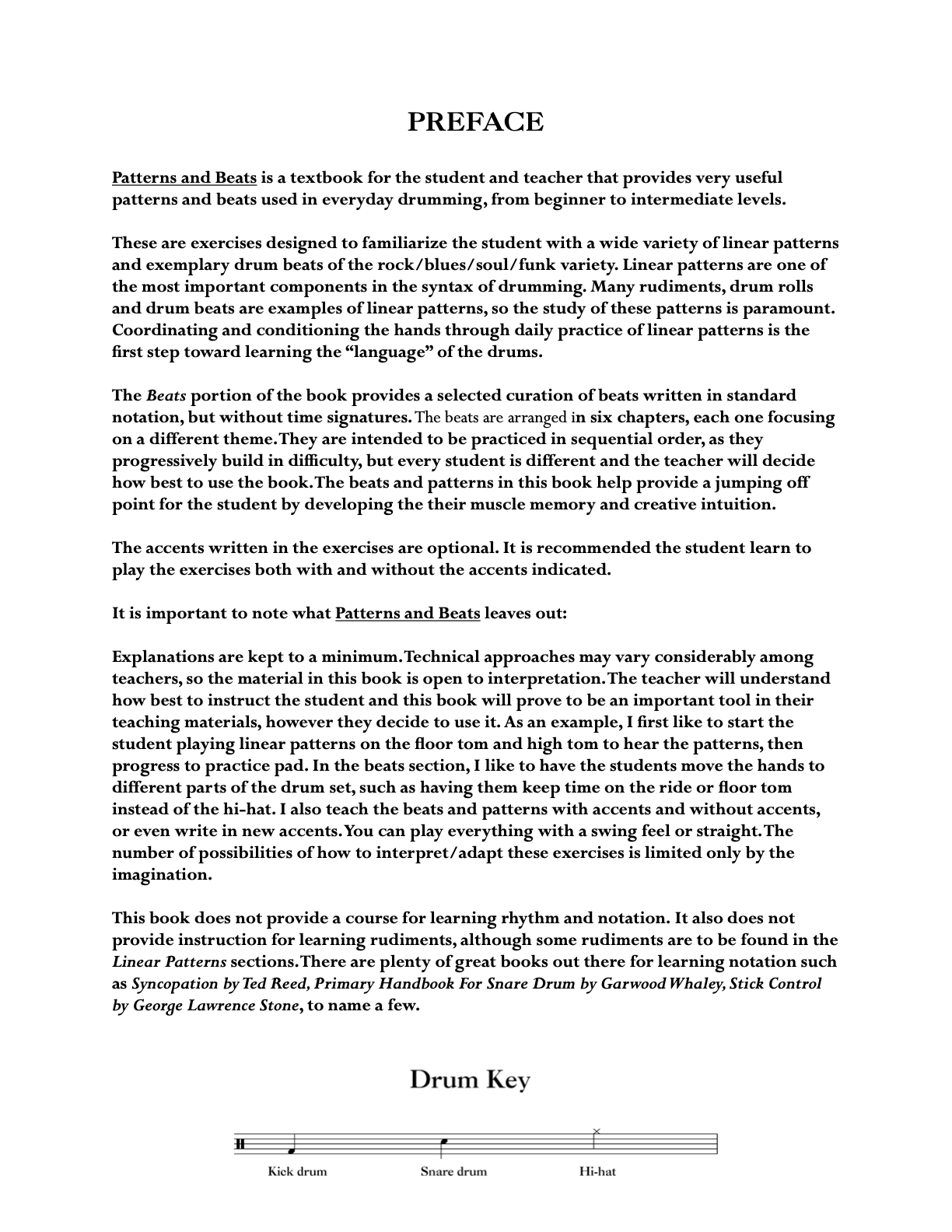 Patterns and Beats - Page 1